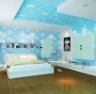 大卧室硅藻泥背景墙装修效果图片 