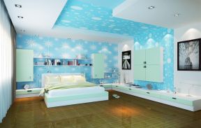 硅藻泥背景墙图片 大卧室装修效果图