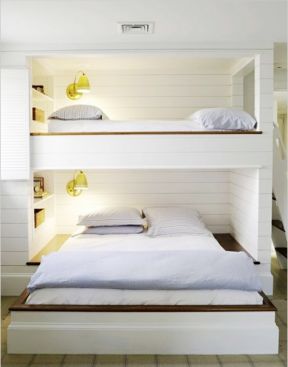 双层床装修效果图 房间现代简约装修效果图