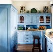 厨房设计蓝色橱柜装修效果图片大全