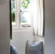 现代简约室内小窗户窗帘效果图
