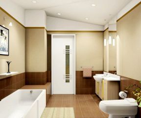 现代浴室门装修效果图大全