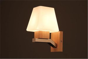 中式实木床头灯