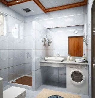 现代浴室淋浴房门装修效果图大全