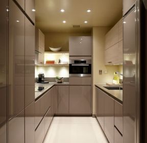 厨房银灰色橱柜设计图片大全-每日推荐