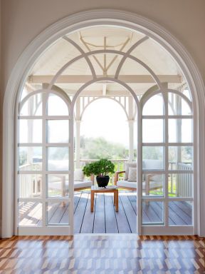 欧式房屋室内拱形门设计效果图片