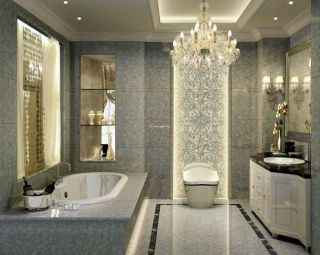 浴室简欧风格装修效果图 