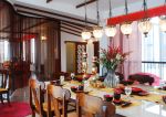 东南亚风格的餐厅装修图片效果图