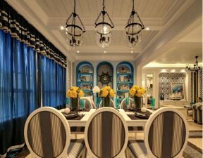 家装地中海风格图片 餐厅吊灯图片