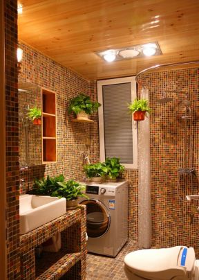东南亚风格的装修 卫生间浴室装修图
