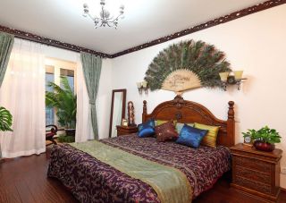 东南亚风格的卧室装饰装修效果图