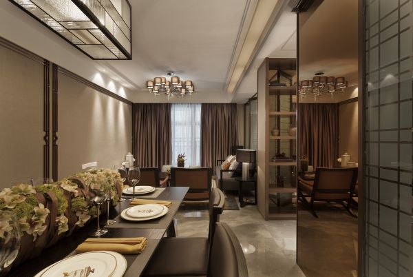 121平方房子三室两厅装修效果图_装修123效果