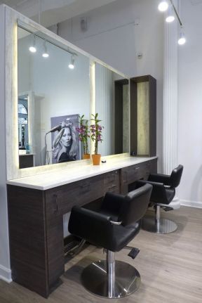 现代美容美发店面室内装修效果图片