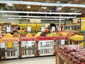 农贸市场水果超市效果图 
