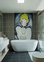 卫生间toto浴缸装修效果图片 
