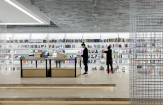 现代书店装修效果图