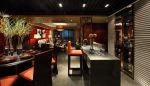新中式风格家庭靠墙的酒柜吧台装修效果图