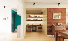 小户型家具摆放效果图  现代欧式书房