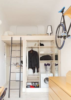 小户型家具摆放效果图 卧室组合衣柜