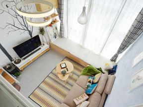 loft公寓装修效果图 小户型挑高客厅装修效果图