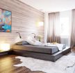 现代简约风格简单卧室床头背景墙装饰