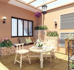 阳光房装修效果图 阳台花园设计装修效果图片