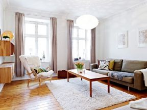 北欧式客厅装修效果图 客厅沙发颜色搭配