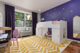 长方形的儿童卧室摆放床装修效果图