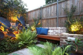 15平米别墅花园设计图 围栏图片