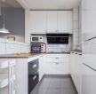 温州房子厨房白色橱柜装修效果图片