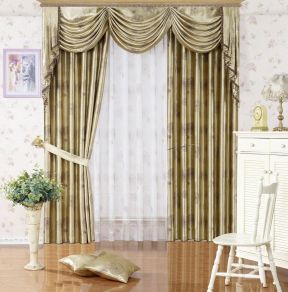 房子室内流行窗帘设计效果图片