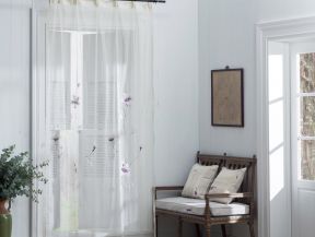 家庭室内流行窗帘图片
