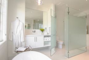 室内玻璃房效果图 2020淋浴房隔断设计