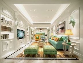 2023欧式时尚家居客厅沙发颜色搭配图片