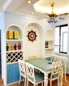 简单室内设计平面图 地中海餐厅