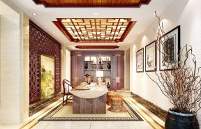 新中式风格装饰元素杭州独栋别墅装修 