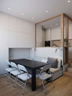 6平米小房间装修效果图  现代餐桌