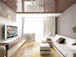 100平米房屋简单复式客厅装修装饰效果图片2023