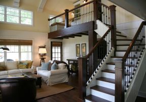 小空间阁楼楼梯设计 装修效果图欧式客厅