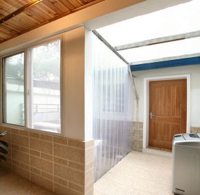 2021农村现代平房阳台洗衣机装修设计效果图-每日推荐