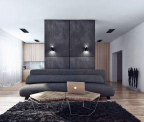 单身公寓平面图大全 2020黑白室内设计图
