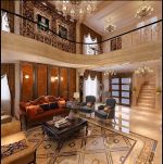 皇家御品300平米欧式客厅沙发装修设计效果图欣赏