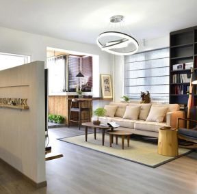 韩国家居装修 2020小客厅沙发图片