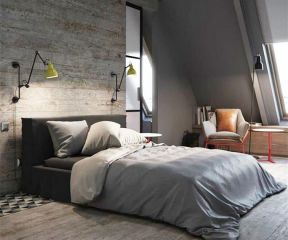 现代简约床头背景墙效果图 现代欧式卧室