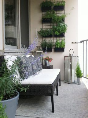 高层阳台花园装修效果图 2020简单家装阳台
