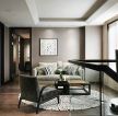 现代二层套房小客厅沙发设计平面效果图2023