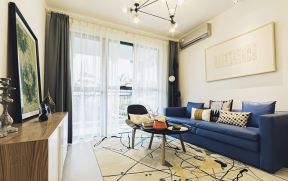 2023现代小户型客厅沙发颜色搭配装修图片