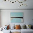 现代温馨家装客厅转角沙发装修效果图片