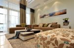 复式公寓客厅沙发颜色搭配装修效果图片