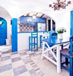 地中海风格开放厨房餐厅装修效果图大全图片